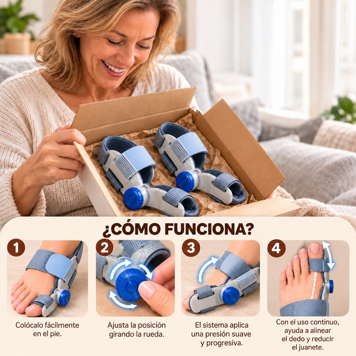 PiesFix™ | Corrector Ajustable para Juanetes