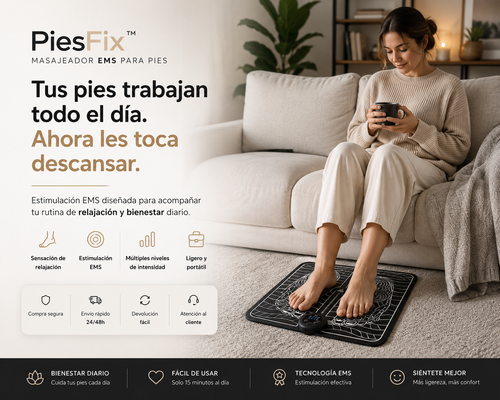 PiesFix™ - Masajeador EMS para Pies + Ebook GRATUITO “Pies en Equilibrio”