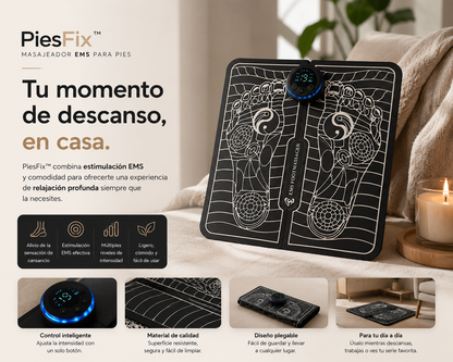 PiesFix™ - Masajeador EMS para Pies + Ebook GRATUITO “Pies en Equilibrio”