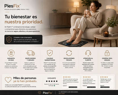 PiesFix™ - Masajeador EMS para Pies + Ebook GRATUITO “Pies en Equilibrio”